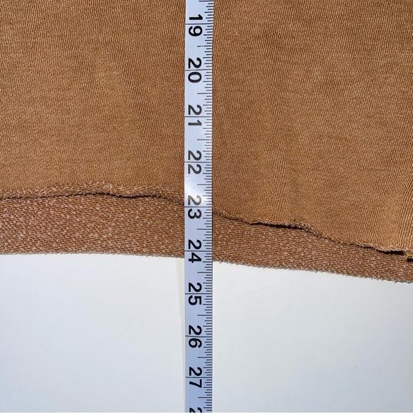 Aerie Mustard Yellow Rib Turtleneck Oversized Pullover Sweatshirt Xsmall Women’s - Picture 8 of 11